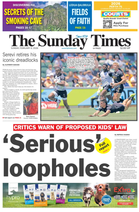 Cover of The Fiji Times