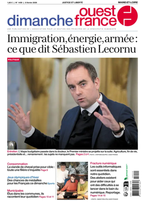 Cover of Dimanche Ouest France (Maine-et-Loire)