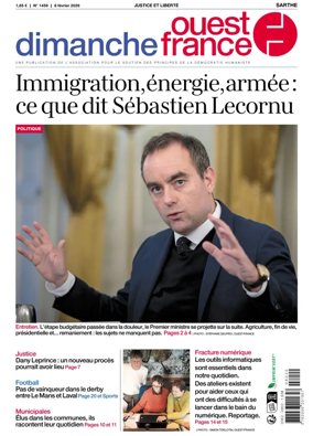 Cover of Dimanche Ouest France (Sarthe)