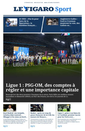 Cover of Le Figaro Sport