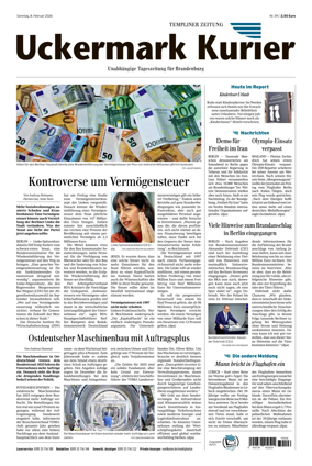 Cover of Templiner Zeitung