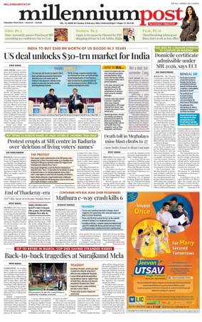 Cover of Millennium Post (Kolkata)
