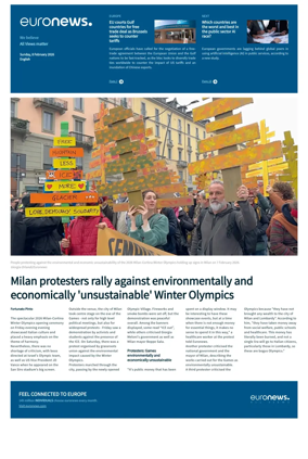 Cover of EuroNews (English Edition)