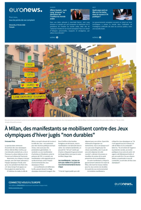 Cover of EuroNews (French Edition)