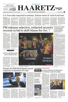 Cover of Haaretz english edition