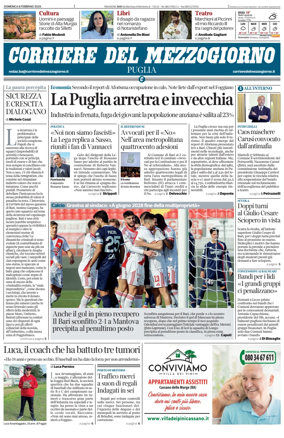 Cover of Corriere del Mezzogiorno (Puglia)