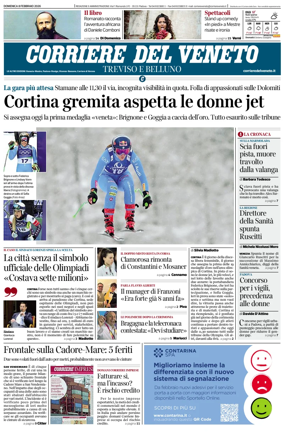 Cover of Corriere del Veneto (Treviso e Belluno)