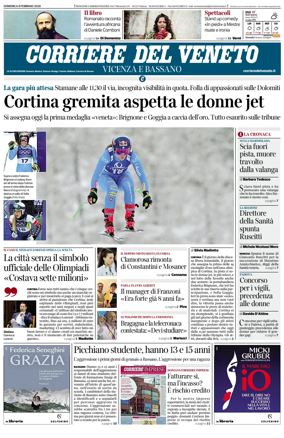 Cover of Corriere del Veneto (Vicenza e Bassano)