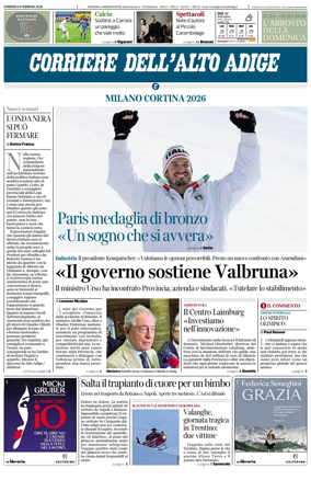 Cover of Corriere dell'Alto Adige