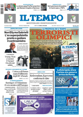 Cover of Il Tempo (Nazionale)
