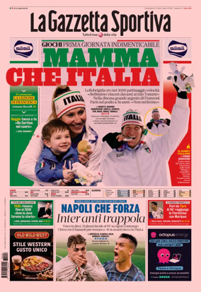 Cover of La Gazzetta dello Sport - Milano