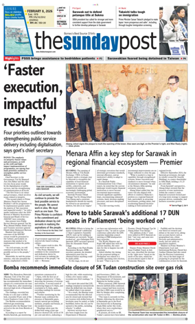 Cover of The Borneo Post (Sarawak)