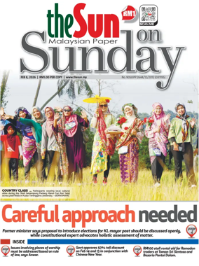 Cover of The Sun (Malaysia)
