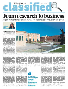 Cover of The Sunday Times of Malta - Classified