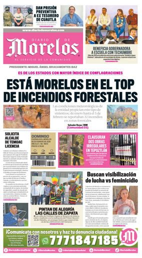 Cover of Diario de Morelos