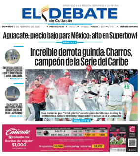 Cover of El Debate de Culiacan