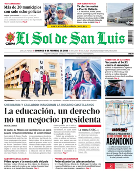Cover of El Sol de San Luis Potosi