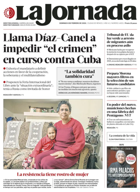 Cover of La Jornada