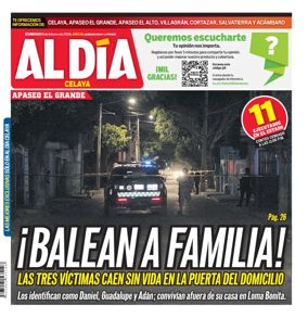 Cover of Periodico Al Dia (Celaya)