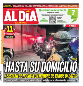 Cover of Periodico Al Dia (Salamanca)