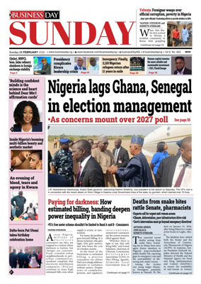 Cover of Business Day (Nigeria)