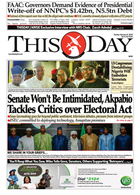 Cover of THISDAY