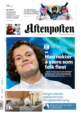 Cover of Aftenposten