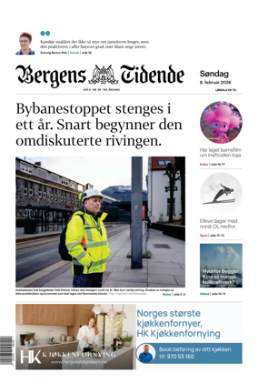 Cover of Bergens Tidende