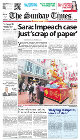 Cover of The Manila Times