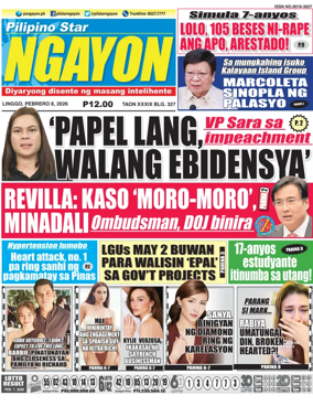 Cover of Pilipino Star Ngayon