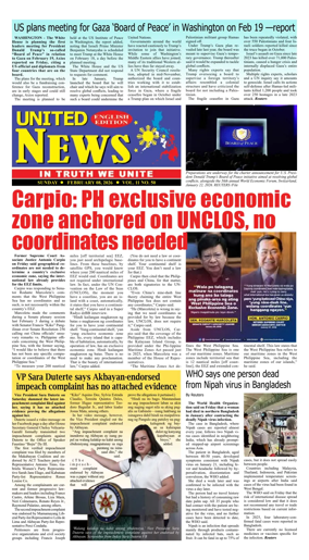 Cover of United News - English Edition