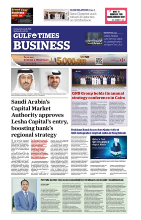 Cover of Gulf Times Business