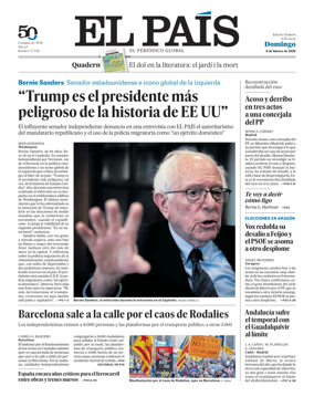 Cover of EL PAIS Catalunya