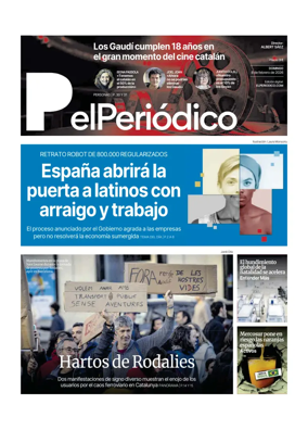 Cover of El Periodico - Castellano