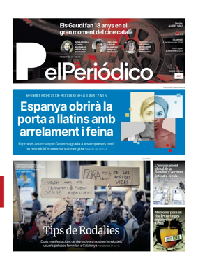 Cover of El Periodico - Catala