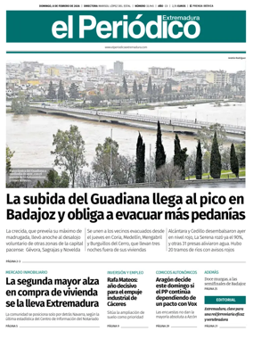 Cover of El Periodico Extremadura