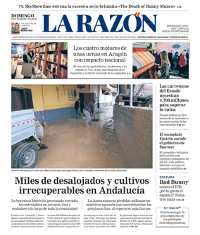 Cover of La Razon (Levante)