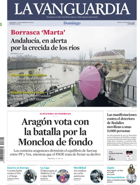 Cover of La Vanguardia (1st Edition)