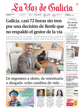 Cover of La Voz de Galicia (Carballo)