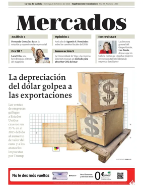 Cover of La Voz de Galicia (Santiago) - Mercados