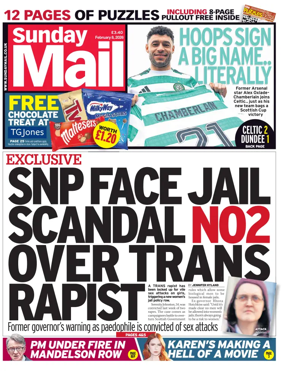Cover of Sunday Mail (UK)