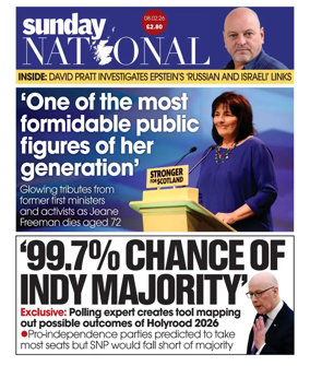 Cover of The National (Scotland)