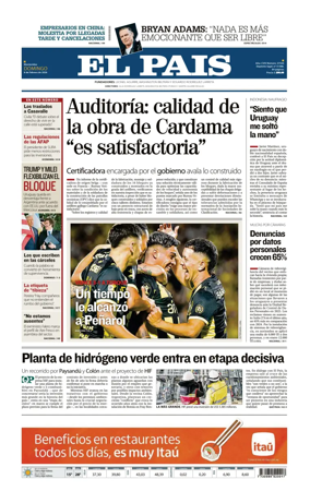 Cover of El Pais (Uruguay)