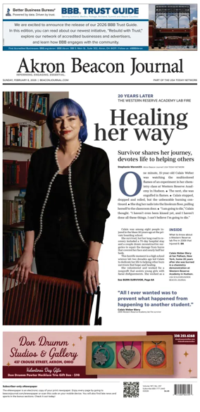 Cover of Akron Beacon Journal