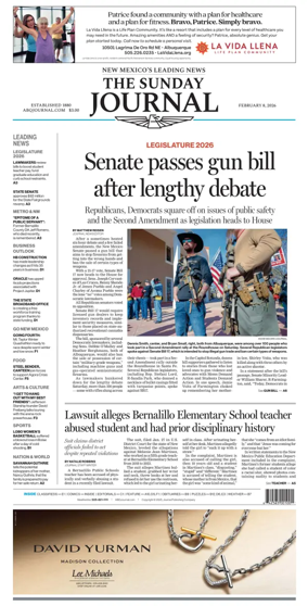 Cover of Albuquerque Journal