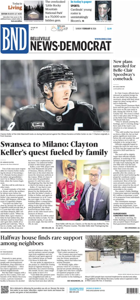 Cover of Belleville News-Democrat (Sunday)