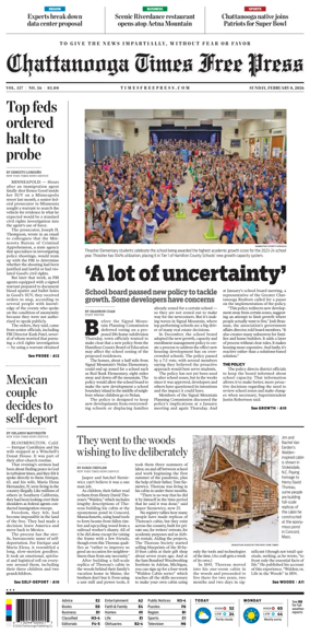 Cover of Chattanooga Times Free Press