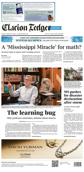 Cover of Clarion Ledger