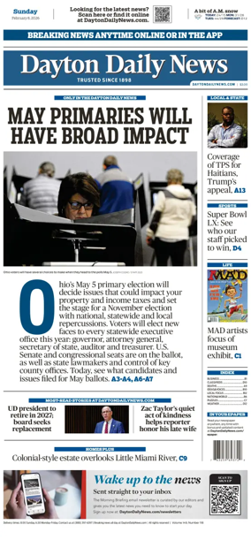 Cover of Dayton Daily News