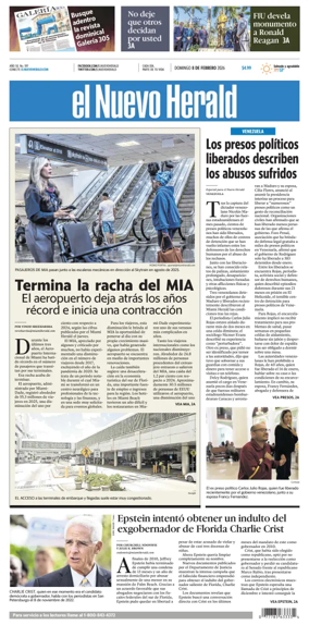 Cover of El Nuevo Herald (Sunday)